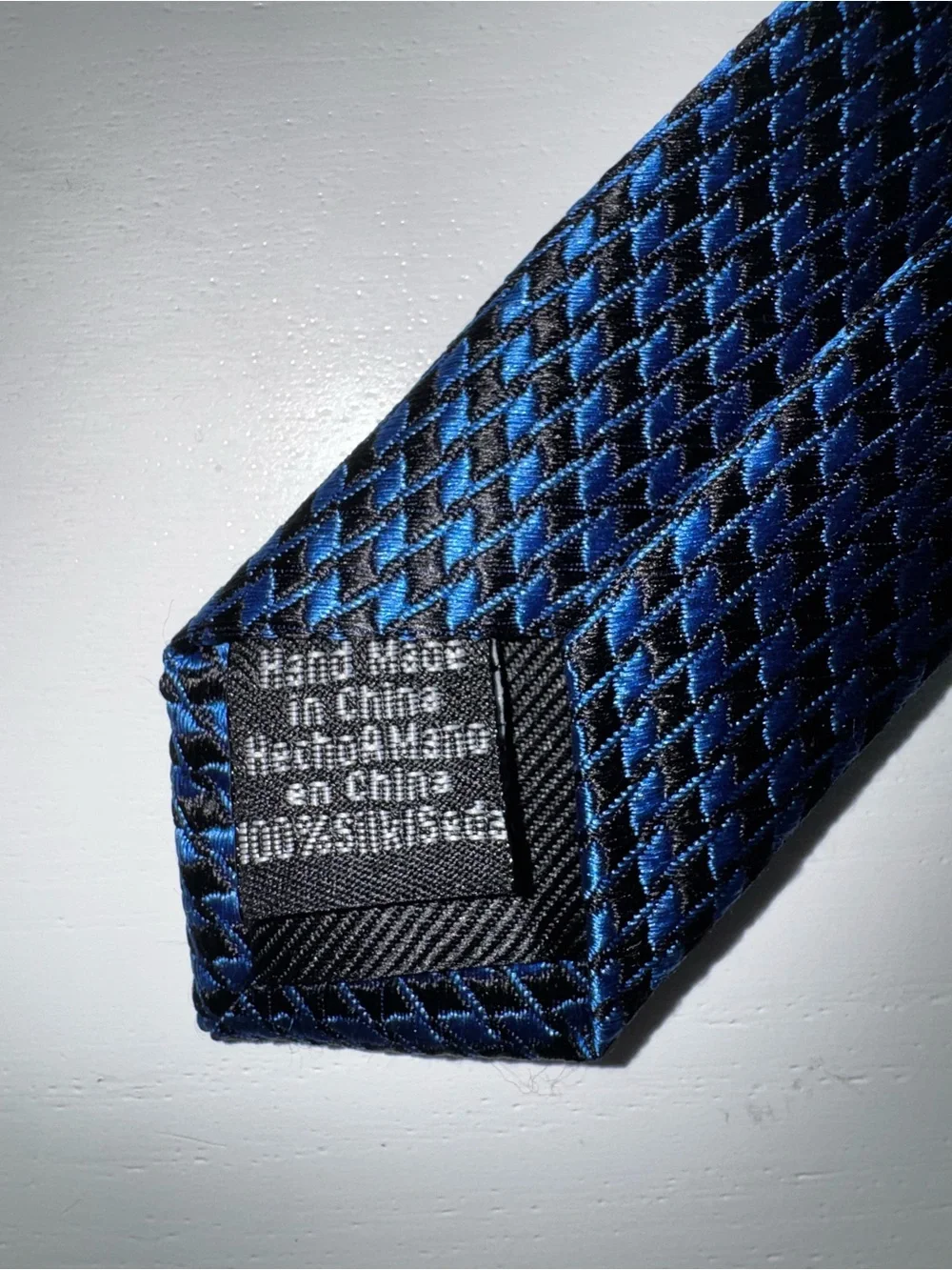 Ben Sherman silk Navy Blue Micro-Pattern Men's Tie